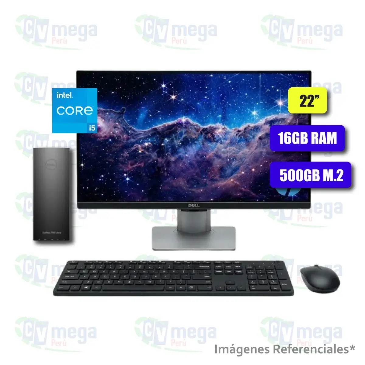Dell OptiPlex 7090 Ultra (UFF) con monitor 22" semi nuevo — Dell Combos en CVmega Perú