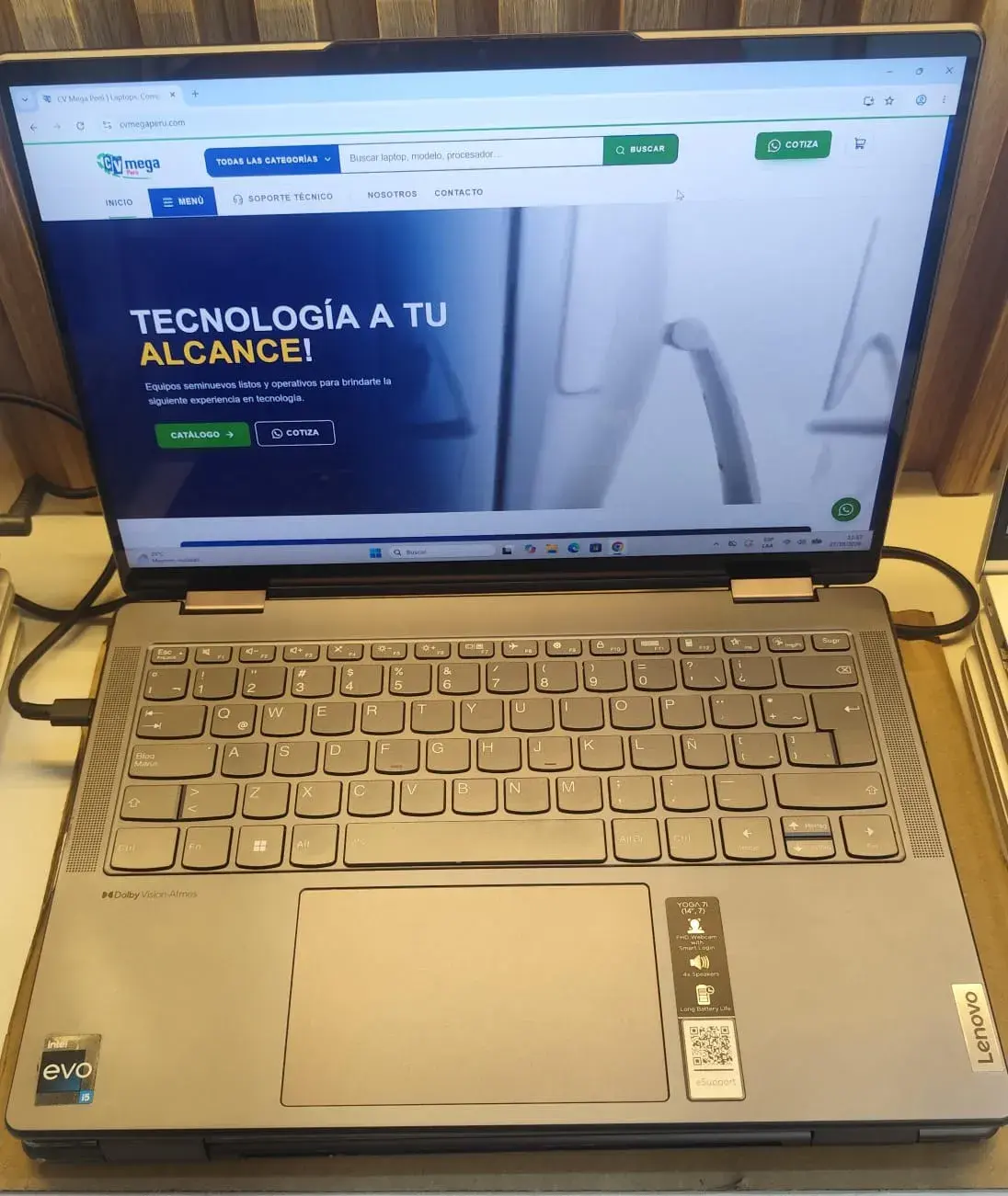 LAPTOP LENOVO YOGA 7 14ial7, imagen 7